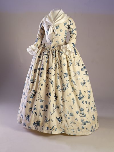 Gown worn by Deborah Sampson, from Massachusetts, 1780-90 by American School